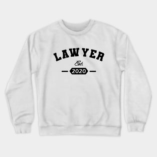 Lawyer Est. 2020 Crewneck Sweatshirt